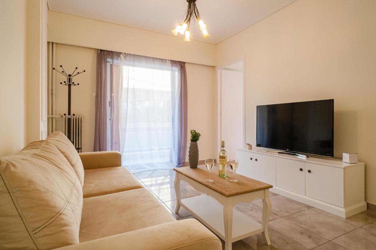 Galaxy Home Charming Apartment In Alimos Aten Exteriör bild